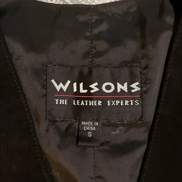 Wilson Black Leather Vest suede - Picture 2 of 8